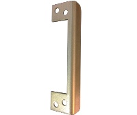 Don-Jo ALP-206 BC Brass Coated Angle Latch Protector