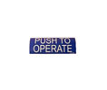 Besam 21-24-006 Decal, Push to Operate