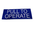 Besam 21-24-008 Decal, Pull to Operate