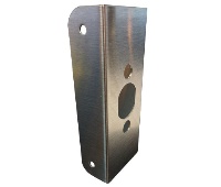 Don-Jo 20 FE S Satin Stainless Steel Wrap-Around Plate