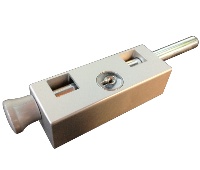 Pro-Lok EPL-106-AL 6" x 1-1/8" Patio Door Lock - Keyed Large Rectangle, Aluminum