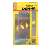 Don-Jo RPK-109 630 Remodeler Plate Kit with Two RP13509s and One CV86C - Satin Stainless Steel Finish