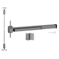 Von Duprin 2227DT Surface Vertical Rod