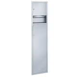 Bradley 2251 Recessed Towel Dispenser & 5.3 Gallon Waste Receptacle