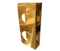 Don-Jo 264-CW PB Polished Brass Wrap-Around Plate