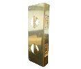 Don-Jo 256 CW PB Polished Brass Wrap-Around Plate
