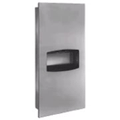 Bradley 2298 Recessed Paper Towel Dispenser and Waste Receptacle