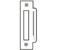Don-Jo MEST-115 629 Polished Stainless Steel Mortise Extended Lip ANSI Strike, 1-1/2" x 4-7/8"
