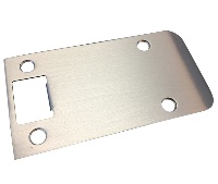 Don-Jo EL-104 619 2-1/4" Full Lip Strike with 4" Extended Lip - Satin Nickel Finish