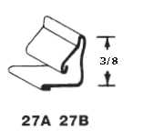 Dorbin 27B 38" Bronze Lock Strip