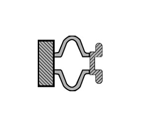 Pemko 2815MAG 32" Kerf-in Magnetic insert only