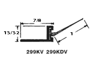 Dorbin Overhead Door Jamb 299 Weatherstripping