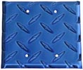 MCA 2BLK-B Double Blank Cover- Blue