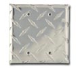 MCA 2BLK-NS Double Blank Cover- Natural Silver