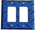 MCA 2GFI-B Double GFI Cover- Blue