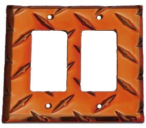 MCA 2GFI-O Double GFI Cover- Orange