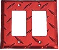 MCA 2GFI-R Double GFI Cover- Red