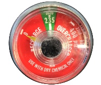 Brooks G235 Fire Extinguisher Parts - 235 lb Dry Chemical Gauge