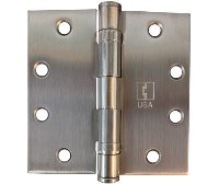 Hager BB1191 4.5x4.5in Hinge-Full Mortise-Standard Weight-Ball Bearing-Stainless Steel Base