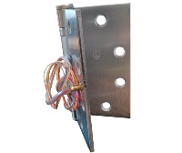 Hager BB1191-ETW-6 4.5x4.5in 6 Wire Electric Hinge-Full Mortise-Standard Weight-Ball Bearing-Brass Base