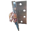 Hager BB1191-ETW-6 4.5x4.5in 6 Wire Electric Hinge-Full Mortise-Standard Weight-Ball Bearing-Brass Base
