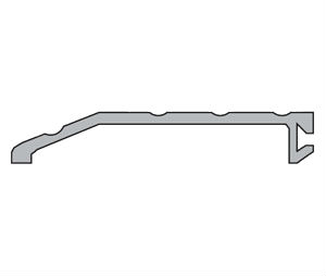 National Guard Products 322DKB 90" Dark Bronze Anodized Aluminum Half-Saddle Threshold