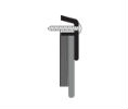 Zero 339FS-AA 36" Clear Anodized Door Sweep with Solid Neoprene and Intumet