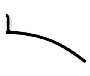 Pemko 346D 36" Dark Bronze Anodized Aluminum Overhead Rain Drip