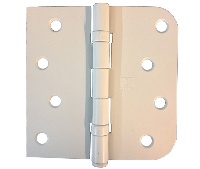 Hager BB1817 4x4in Square by 5/8in Radius Hinge-Full Mortise-Residential Weight-Ball Bearing-Steel Base