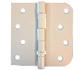 Hager BB1817 4x4in Square by 5/8in Radius Hinge-Full Mortise-Residential Weight-Ball Bearing-Steel Base