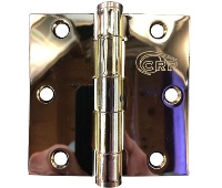 Cal-Royal TBHSC-77 3.5x3.5in Hinge-Full Mortise-Standard Weight-Plain Bearing-Steel Base