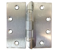 Cal-Royal HOSBB-31 4.5x4.5in Hospital Tip Hinge-Full Mortise-Standard Weight-Ball Bearing-Steel Base