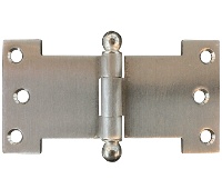 Cal-Royal PARH-458C 4.625x2.5in Parliament Hinge-Residential Weight-Plain Bearing-Brass Base