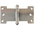 Cal-Royal PARH-458C 4.625x2.5in Parliament Hinge-Residential Weight-Plain Bearing-Brass Base