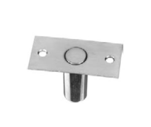 Hiawatha 380-US32D Satin Stainless Steel Dust-proof Strike for Concrete