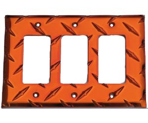 MCA 3GFI-O Triple GFI Cover- Orange