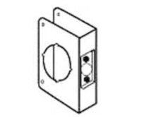 Don-Jo 51-S-VF Flat Front Satin Stainless Steel Wrap-Around Plate