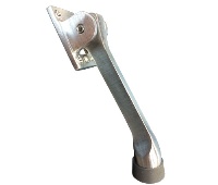 U Need Hardware 1467-626/26D Solid Brass Kickdown Door Stop - 5"