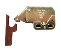 Ultra Hardware 96880 Mini Touch Magnetic Latch-Brass Plated-Polybagged