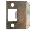 Don-Jo 9115 605 1-1/2" Extended Lip, Square Corner Full Lip 2-1/4" Strike - Bright Brass Finish