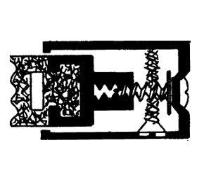 Dorbin 450DN Dark Brown 28" Head & Jamb Weatherstrip with Sponge Neoprene Insert - 1-1/4"W x 1"H