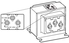 Adams Rite 4605 Transformer (12VAC, 30VA-24VAC, 40VA) 