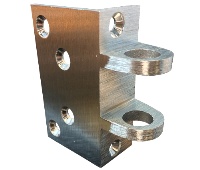 Segal SE15296 Angle Strike, Brushed Chrome