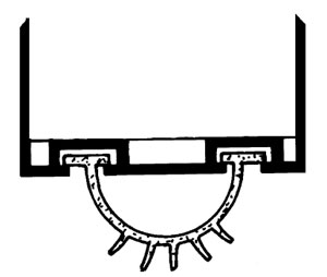 Dorbin 4DS 42" Dark Brown Anodized Aluminum Door Bottom with Santoprene Insert