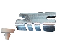 Reeve RV43ZC-2 Zinc 43ZC Series Center Shelf Rest Standards/Brackets Accessories - 1 Pc.