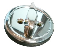 Hager 2-639-3222 US32 Thumbturn Assembly - Polished Stainless Steel