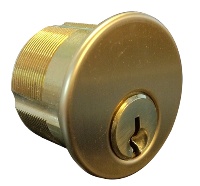 Kaba Ilco 7165SC2-10-KA2 Mortise Cylinder with Schlage C Keyway - Satin Bronze