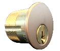 Kaba Ilco 7185CB1-10-KA2 Mortise Cylinder with Corbin 67 Keyway - Satin Bronze