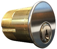 Kaba Ilco 7245SC1-26D-KD Mortise Cylinder with Schlage C Keyway - Satin Chrome