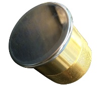 Kaba Ilco 7160DC-26 Mortise Dummy Cylinder - Polished Chrome